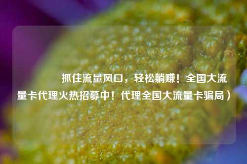 🚀抓住流量风口，轻松躺赚！全国大流量卡代理火热招募中！代理全国大流量卡骗局）